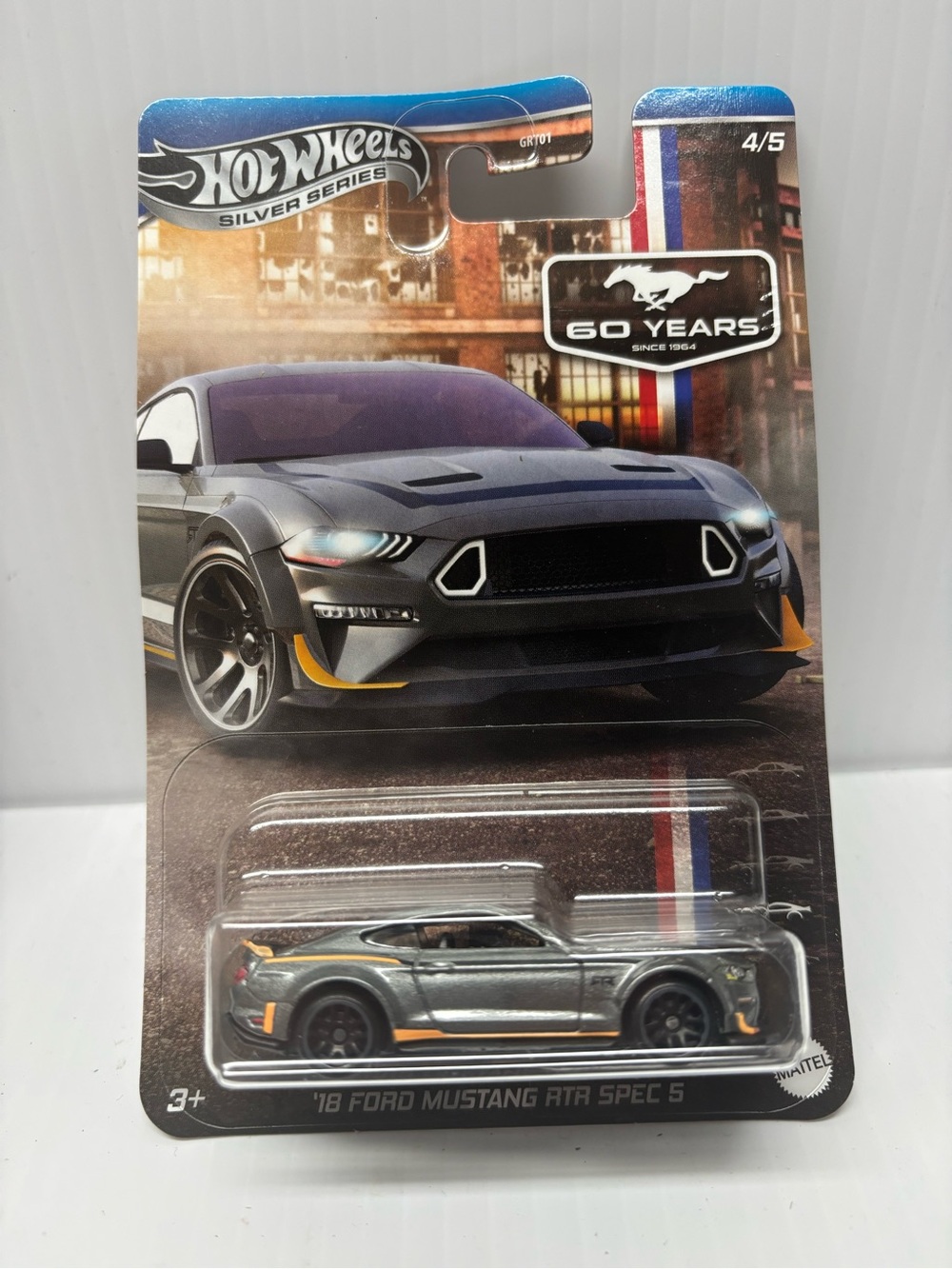 Hot Wheels Silver Series ‘18 Ford Mustang RTR Spec 5 - Mustang 60 Years